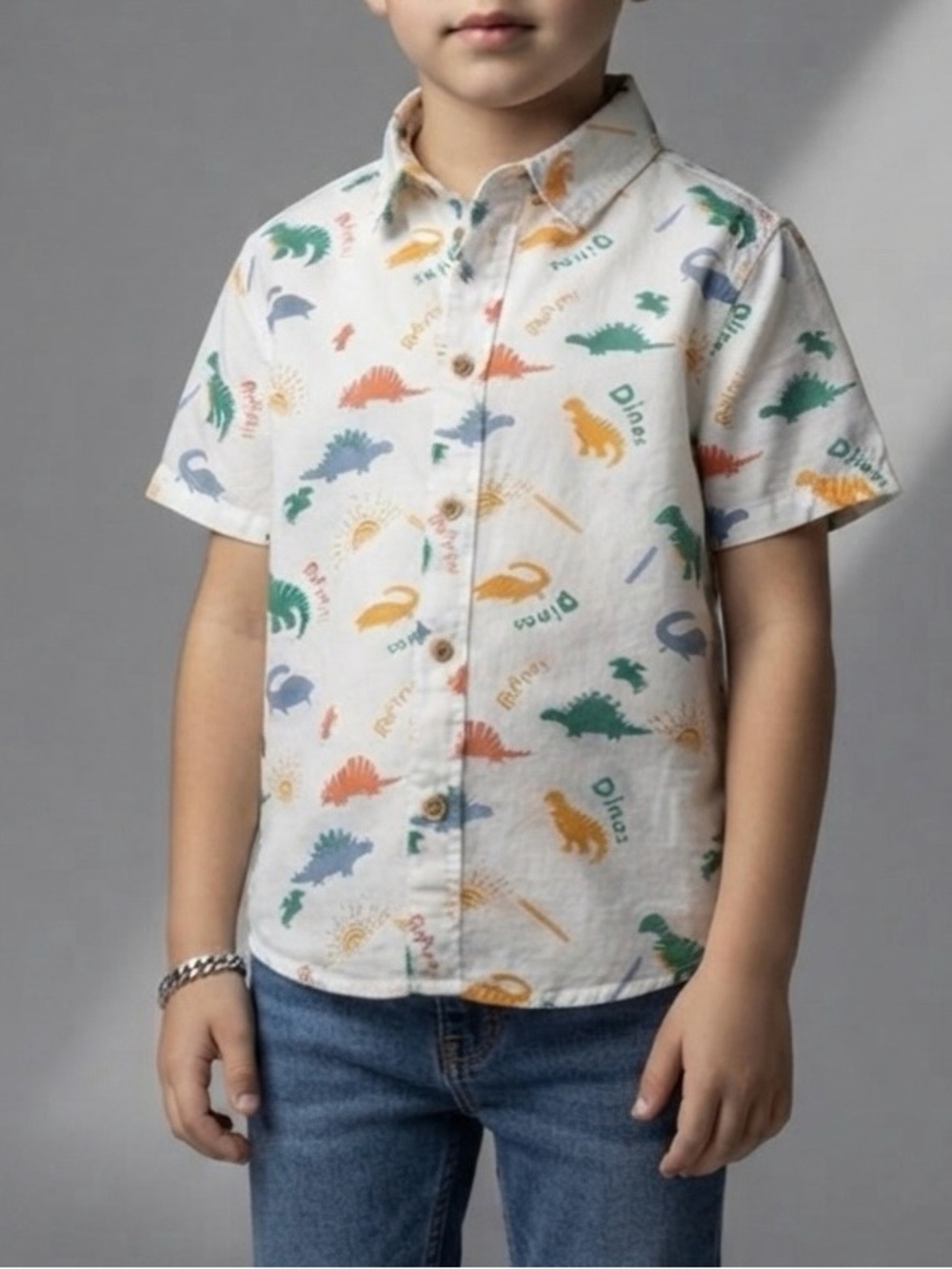 Bundle Print Button Down Shirt